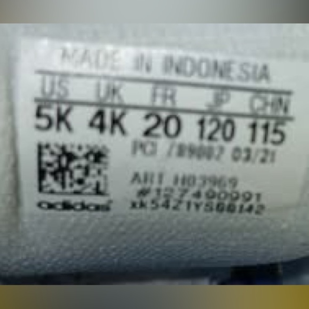 Adidas Lego Design Sneakers with Velcro Straps - Picture 6 of 6